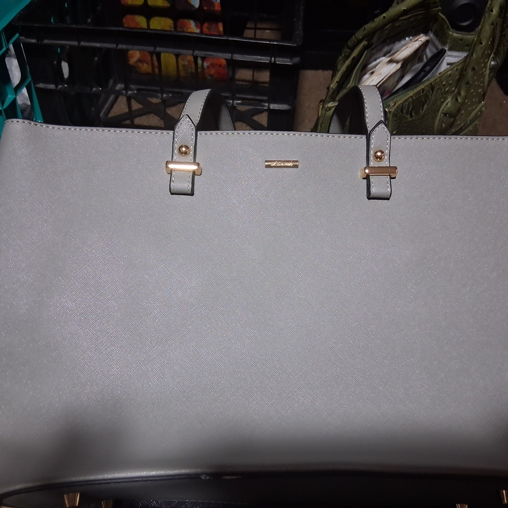 Chic Gray Hobo Bag